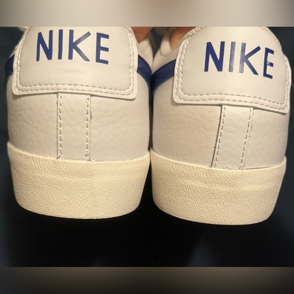 Nike Blazer Low Leather White/Astronomy Blue Size 12 Brand New No Box - Picture 6 of 9